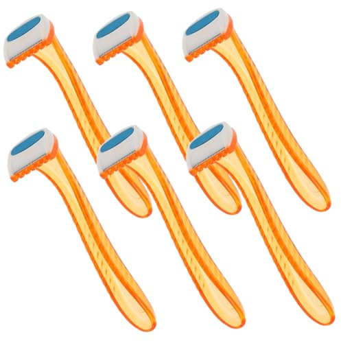 Maquinilla de Afeitar Femenina 6 Piezas de Acero Inoxidable Abs