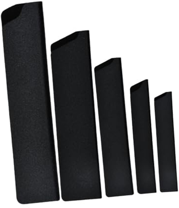 POPETPOP 5 piezas Fundas para Cuchillas Cubiertas Reutilizables Impermeables y Resistentes para Cuchillos de Cocina Accesorios de Cocina Multifuncionales para Almacenamiento Seguro y