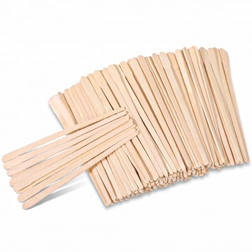IANFAN 400 spatole in legno per depilazione, bastoncini di legno usa e getta per ceretta, bastoncini di legno per sopracciglia, applicatore per ceretta, bastoncini di legno per depilazione