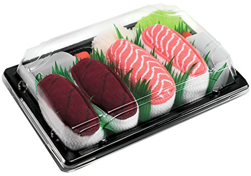 Rainbow Socks - Damen Herren - Sushi Socken Thunfisch Salmon - 2 Paar
