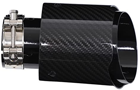 Tubo De Escape De Coche 101mm, Sistema De Escape De Fibra De Carbono, Tubo Final, Excelente Rendimiento, Diseño Elegante, Fácil Instalación, Acero Inoxidable, Para Vehículos De Posventa