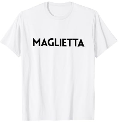 Maglietta con Scritto Maglietta Maglietta