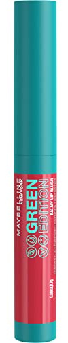 Maybelline New York Pflegender Lippenstift mit glänzendem Finish, Vegane Formel mit natürlichen Inhaltsstoffen, Green Edition Balmy Lip Blush, Nr. 006 Dusk, 1 Stück