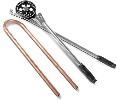 STAHLWERK Cintreuse manuelle de tubes HTB-180 ST Cintreuse de tubes/Appareil à cintrer les tubes/Machine à cintrer les tubes/Pince à cintrer les tubes pour le cintrage professionnel de tubes de 16 mm