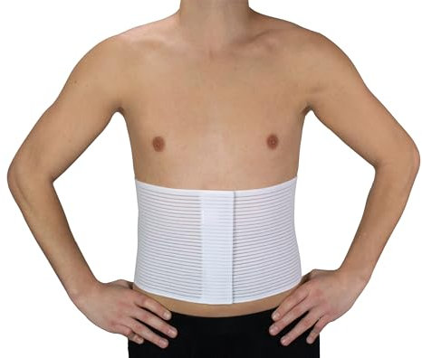 Hydas Bauch- und Rückenstützgürtel, Stützt bei Muskelschwäche und gibt der Wirbelsäule halt, fördert eine aufrechte Körperhaltung, Made in Germany, Gr. 1