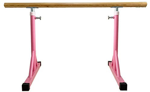 Ballettstange Tragbare, leichte, verstellbare Ballettstange, freistehende Stangenausrüstung, perfekt für Erwachsene und Kinder, um Balance-Flexibilität zu trainieren (Farbe: Weiß, Größe: 1 m)