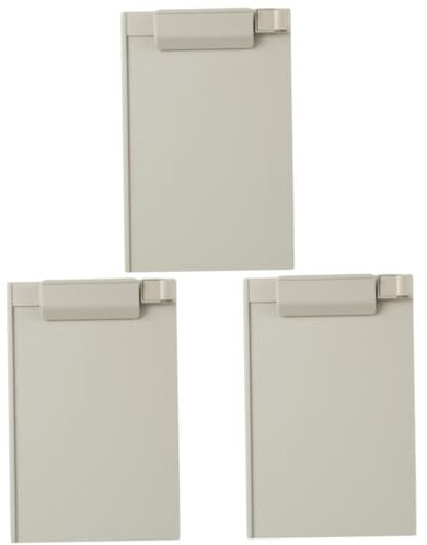 Lurrose 3 Pièces Planche à Pince A5 Aiguiseur Électrique Porte-papier En Carton Dur Porte-documents Écrire Un Presse-papiers Planche Porte-papier Presse-papiers De Bureau Grey