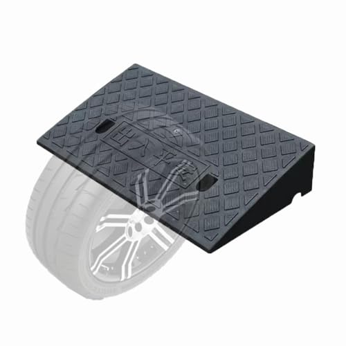 DAQXYH Rampa De Umbral para Entradas 3-22cm Alto, Rampas para Silla De Ruedas Antideslizantes Negro, Rampa De Acceso Portátil para Puertas, Entradas, Escalones, Garaje(50 * 50 * 19cm)