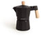 CREATE / THERA MOKA RETRO/Cafetera italiana negro 350 ml/Capacidad de 6 tazas, fabricada en aluminio, válvula de seguridad, apta para gas, cocina eléctrica o vitro