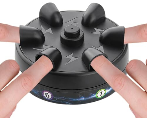Qfdiwr Lügendetektor Mit Roulette, Lügendetektor Test, Schock Fingerspiel, Elektro Schock Detektor, Elektrischer Lügendetektor Lügner Test, Lügendetektor Elektrisch Lügendetektor
