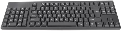 lyrlody Clavier Gaucher, Double Interface USB Pleine Grandeur, Clavier 109 Touches pour Ordinateur Portable avec pavé Numérique et Cordon, pour Les Concepteurs de Logiciels, Les