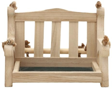 Gvvsjgdbis Mangeoire à oiseaux en bois automatique à suspendre pour balcon, villa, jardin, mangeoire à oiseaux pour colibri