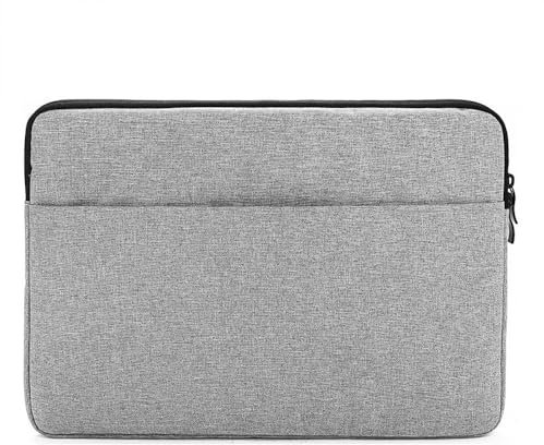 Laptop Bag Protective Padded Computer Sleeve Bag Case Cover, Compatible with 13.1 13.3 13.6 13.9 Apple MacBook Air Pro, Asus Dell Microsoft Notebook Chromebook Ultrabook (Light Gray, 13/13.3)