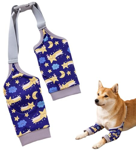 CATOR Hundebeinschutz,Recovery Sleeve Hund,Ellenbogenbandage Hund,Hund Chirurgie Erholung Recovery Sleeve für Vorderbeine,Ellbogenschoner für Hunde,für mittelgroße und große Hunde für 36-42kg (XXL)