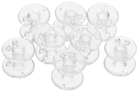 GRIRIW 8pcs Plastic Pleated Shade Cord Retainer Spools with Smooth Surface for Secure Tension Cords Suitable for Daily or Night Blinds Window Covering Hardware