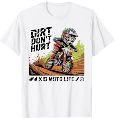Kids Dirt Bike Jersey Kids Motorcycle Gear Boys Dirt Bike T-Shirt