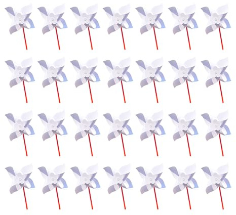 Lot de 100 moulins à vent en papier éducatif pour enfants pour l'expression artistique et la motricité