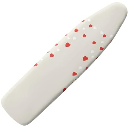Copriasse Da Stiro Universale 120X40 Amore Morbida Custodia Con Elastico, Resistente Al Calore, Rivestimento Impermeabile Anti-Bruciatura Con Bordo Elastico