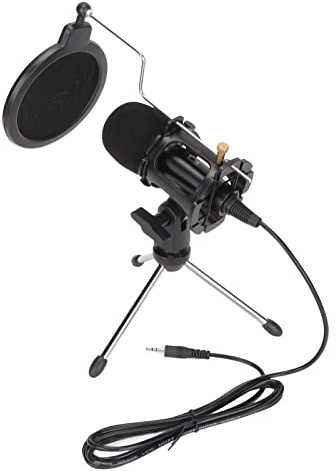 KIMISS Kit Microfono a Condensatore Cardioide Professionale per Podcasting, Voice over e Streaming - Microfono da Studio USB XLR per Serie Clear