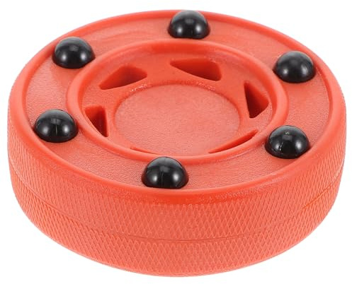 Cabilock Disco de Hockey en Línea para Entrenamiento, Pelota de Hockey Callejero de PVC Resistente, Diseño Ligero 6 Bolas para Deslizamiento Suave, Uso Profesional en Superficies Lisas