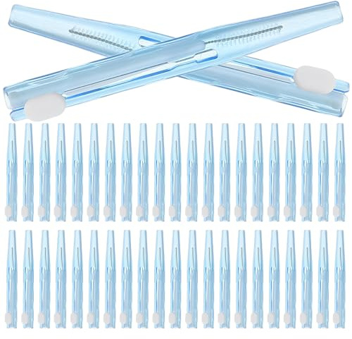 Ciieeo 40piezas Cepillos Interdentales Reutilizables para Limpieza Kit de Viaje para Limpieza Bucal y Cuidado de Aparatos Dentales Cerdas para Brackets