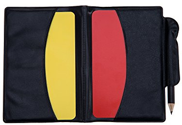 Mudder Sports Referee Card Set Red Card Yellow Card and Metal Referee Whistle Coach Whistle for Football Soccer