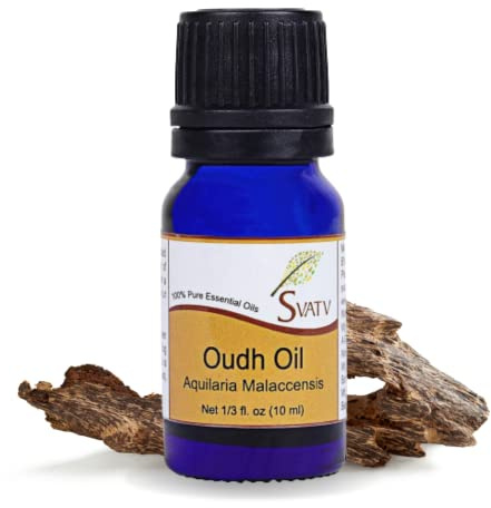 SVATV OUDH/Agarholz �therisches �l, therapeutische Qualit�t, Aromatherapie�le, Duft�l f�r Diffusor, Yoga, Massage und Heimwerker-K�rperpflege, 10 ml