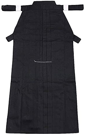 G-like Herren Kendo/Aikido Keikogi Hakama Kampfsport-Uniform, Nur Schwarz Hakama, XXL/185