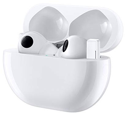 HUAWEI FreeBuds PRO - Cuffie Bluetooth True Wireless con cancellazione dinamica del Rumore (Dynamic Noise Cancellation), Sistema a 3 microfoni, Ricarica Veloce Senza Fili, Ceramic White (Bianco)