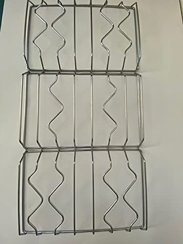 KIT 3 GRIGLIE PER PIANO COTTURA DA 90 CM x2 A 2 FUOCHI 1 FUOCO CENTRALE (no originali adattabili) COMPATIBILI CON SMEG