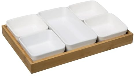 Paris Prix Secret de Gourmet - Set Apéritif 6 Pièces 28cm Naturel