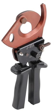 Tagliacavi a Cricchetto Tagliacavi per Impieghi Gravosi Acciaio Al Manganese J40A 300Mm² Forbici per Cavi di Grado Industriale a Cricchetto Hardware Utensile Taglio Manuale