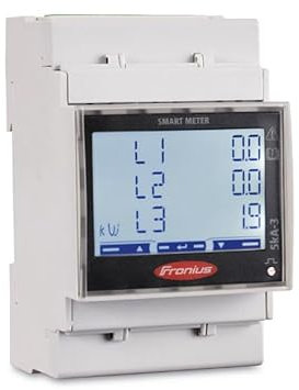 NAKA Smart Meter Stromzähler TS 3-Phasig Zum Anschluss Mittels Stromsensoren 19% MwSt. Kunststoff Weiß Fronius