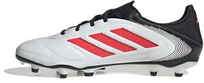 adidas Unisex COPA Pure III League FG/MG Football Boots, Cloud White/Lucid Red/Core Black, 10 UK