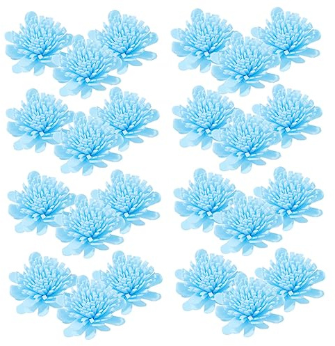 BIUDECO 100 Stück Blaue Diffusorblumen aus Pe für Duftabgabe | Gläser und Duftstäbchen, Chrysanthemen Design, Aromatherapie Zubehör, zur Verdunstung von Parfüm