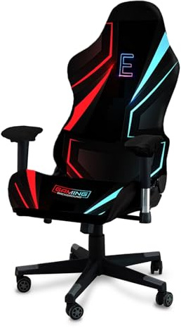 Kitegrese Bedruckter Schonbezug für Gaming-Stuhl, kratzfester, dehnbarer Gaming-Stuhlbezug mit Armlehnenbezug für Katzen(G)