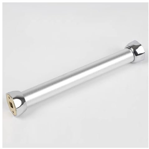 CHENYUOZ Schrankstange, Schrankrohr, Runde Kleiderstange for Aufhängen von Schränken, robust, aus mattierter Aluminiumlegierung(Silver,70cm(27 1/2) Length)