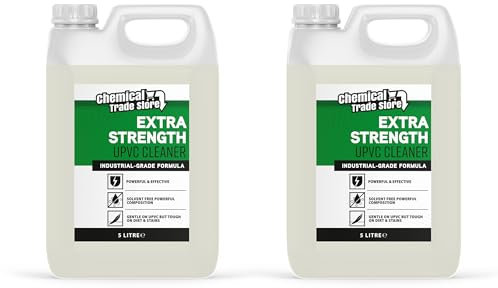 Chemical Trade Store – UPVC Cleaner 2 x 5L – Removes Dirt & Grime from Plastic, Doors, Gutters, Window Frames – Professional Exterior Restorer