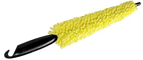 Ciieeo Spazzola per Pulizia Cerchioni Auto e Pneumatici Punta Sottile, Materiale Plastica e Spugna, Facile da Usare per Manutenzione Veicoli e Pulizia Ruote
