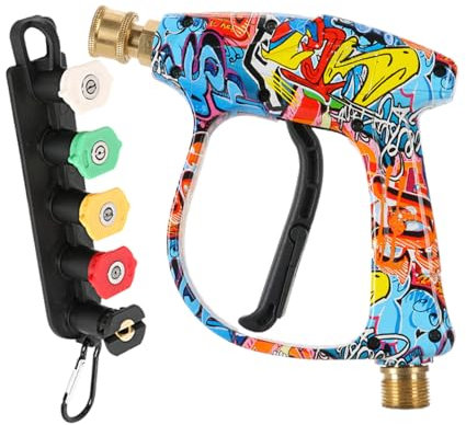 Fierudeng Accessorio per Idropulitrice,Adattatore Per Irrigazione Esterna - Regolabile Ergonomica Per Giardino, Pavimentazione, Garage, Esterni