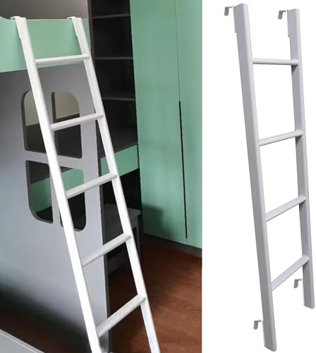 LWJSOCP Scala a Castello per Interni RV 45/51/55/59 Scale di Ricambio per Letto in Metallo per impieghi gravosi Scale a Due gradini per Letto a Castello Scaletta Regolabile con gan