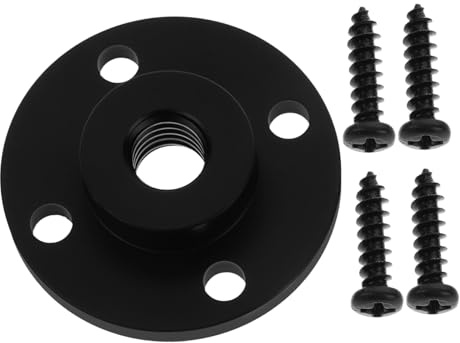 MOTHNUR Aluminiumlegierung Mikrofonhalter Flanschmontage Gewinde Wandhalterung für Desktop und Deckenmontage Vielseitig Einsetzbar Robust Stabil