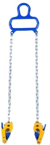 Heavy Duty Chain Hoist - 0.5 Ton Capacity, Plastic Bucket Clamp for Barrel Lifting, Ideal for Oil Drum Handling, Industrial Use