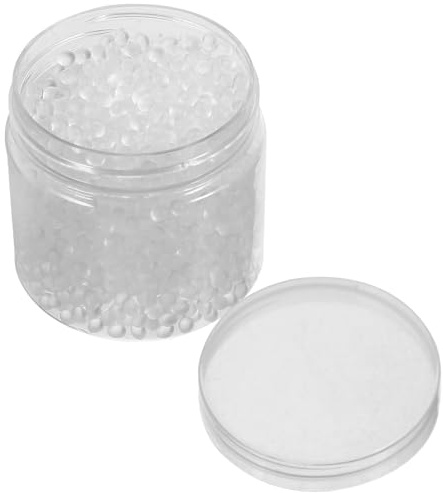OFFIGAM Pellets Termoplásticos Transparentes 80 G para Manualidades Diy, Plástico Moldeable Reutilizable para Reparación y Escultura, Material Polimorfo Seguro y Versátil para Arte