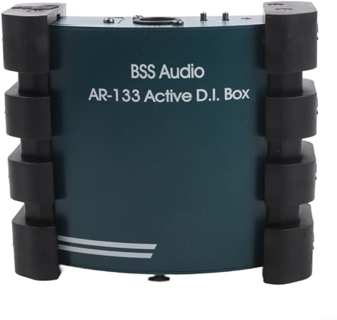 Shophubio Professional Active DI Box: Aluminum Alloy Impedance Converter for Studio and Live