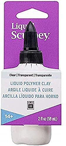 Sculpey Polyform ALS BK02 Liquid Bakeable Clay - Clear, 2 fl oz (59 mL)