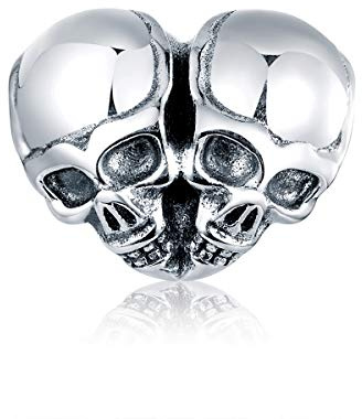 Breloque Halloween en argent sterling 925 avec chapeau magique, couronne de crâne, pendentif nervuré, breloque citrouille magicien pour bracelet et collier Pandora, Émail Cristal, Cristal