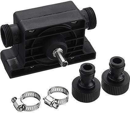 ZOYOSI Portable Electric Drill Drive Pump Self Priming Transfer Pump Oil Water Fluid Miniature