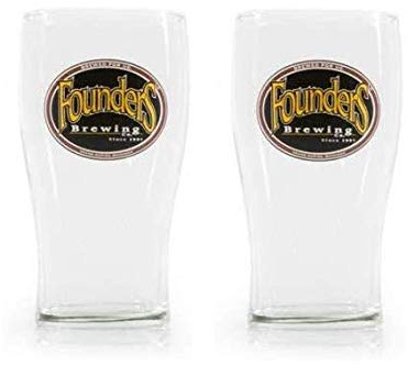 Founders 20 Ounce Imerial Tulip Pint Glass - Set of 2