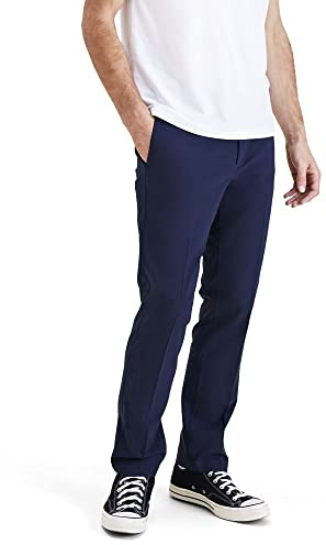Dockers Go Signature Khaki Slim, Pantaloni Chino Uomo, Blu (Navy Blazer), 32W / 32L